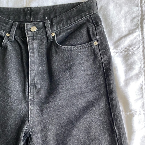 Raw-hemmed black jeans - Picture 2 of 4